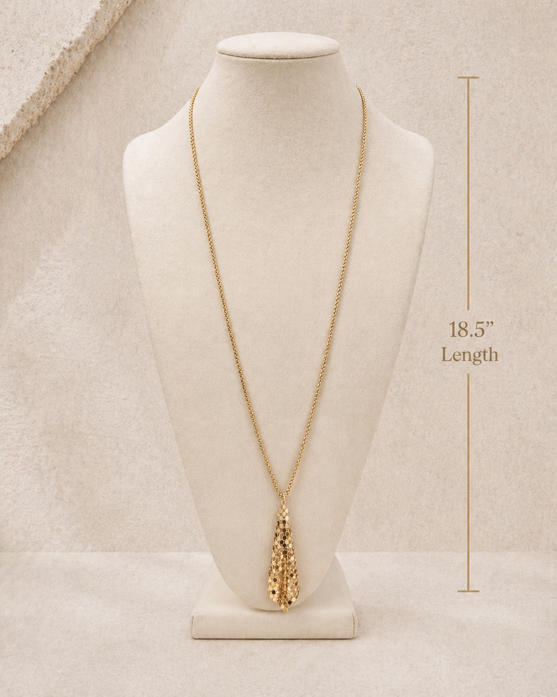 Sequin Tassel Necklace